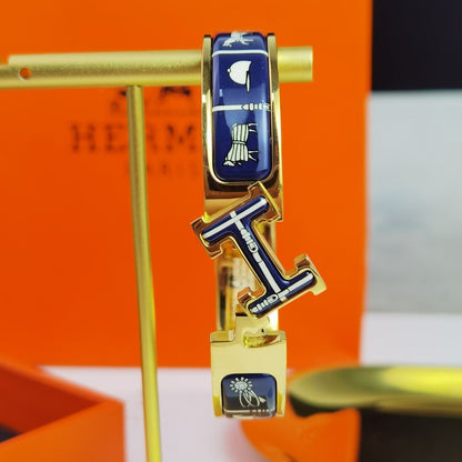 [BIJOUX]H COUVERTURES DARK BLUE BRACELET