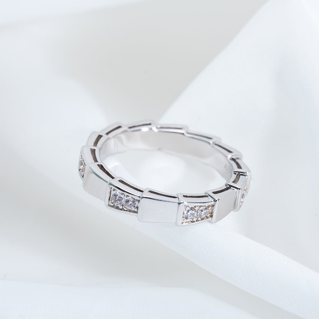 [BIJOUX]BAGUE SERPENTI ARGENT 3MM