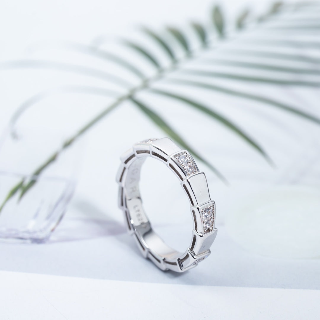 [BIJOUX]BAGUE SERPENTI ARGENT 3MM