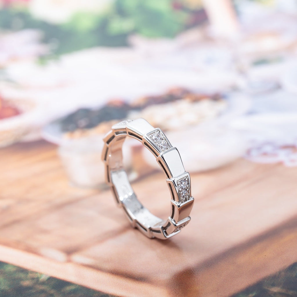 [BIJOUX]BAGUE SERPENTI ARGENT 3MM