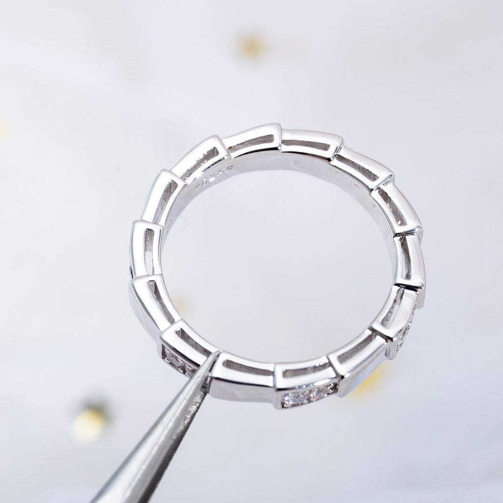 [BIJOUX]BAGUE SERPENTI ARGENT 3MM