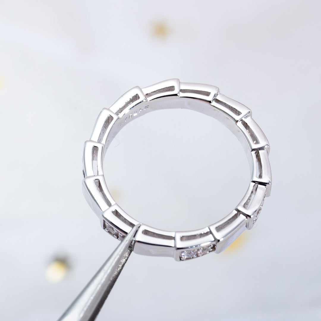 [BIJOUX]BAGUE SERPENTI ARGENT 3MM