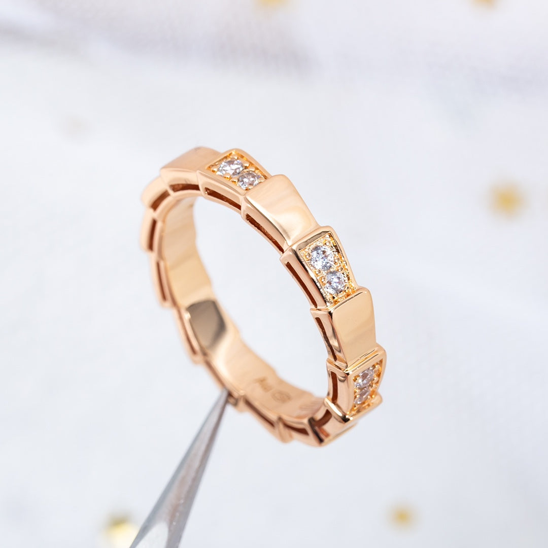 [BIJOUX]SERPENTI RING PINK GOLD  3MM