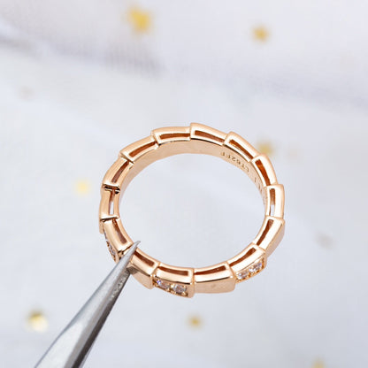 [BIJOUX]SERPENTI RING PINK GOLD  3MM