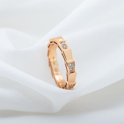 [BIJOUX]SERPENTI RING PINK GOLD  3MM