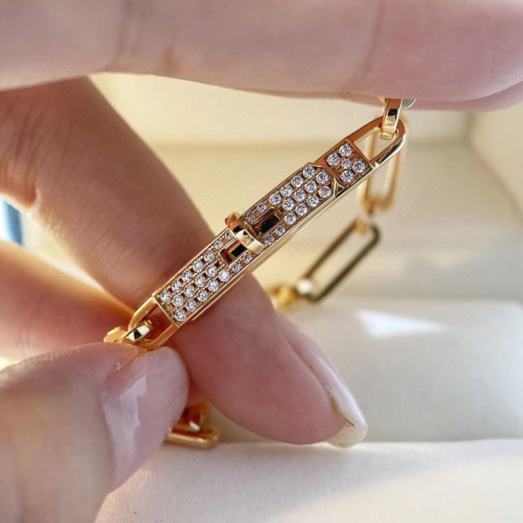 [BIJOUX]CHAINE BRACELET SMALL MODEL DIAMOND