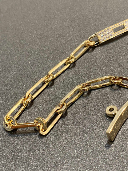 [BIJOUX]CHAINE BRACELET SMALL MODEL DIAMOND