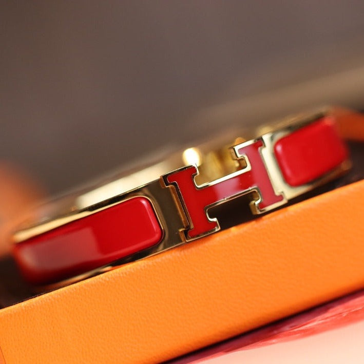 [BIJOUX]H BRACELET 12MM GOLD