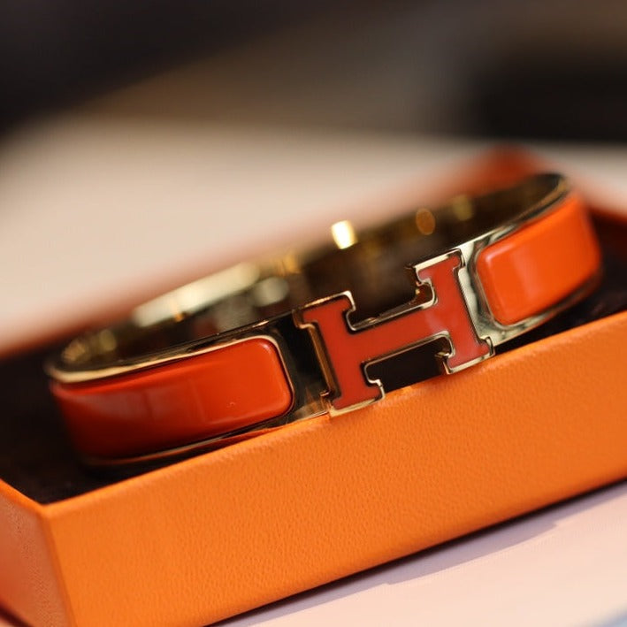 [BIJOUX]H BRACELET 12MM GOLD