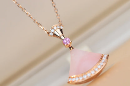 [BIJOUX] COLLIER DREAM NACRE ROSE DIAMANT