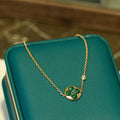 [BIJOUX]BRACELET OR ROSE MALACHITE SOLEIL 1 DIAMANT