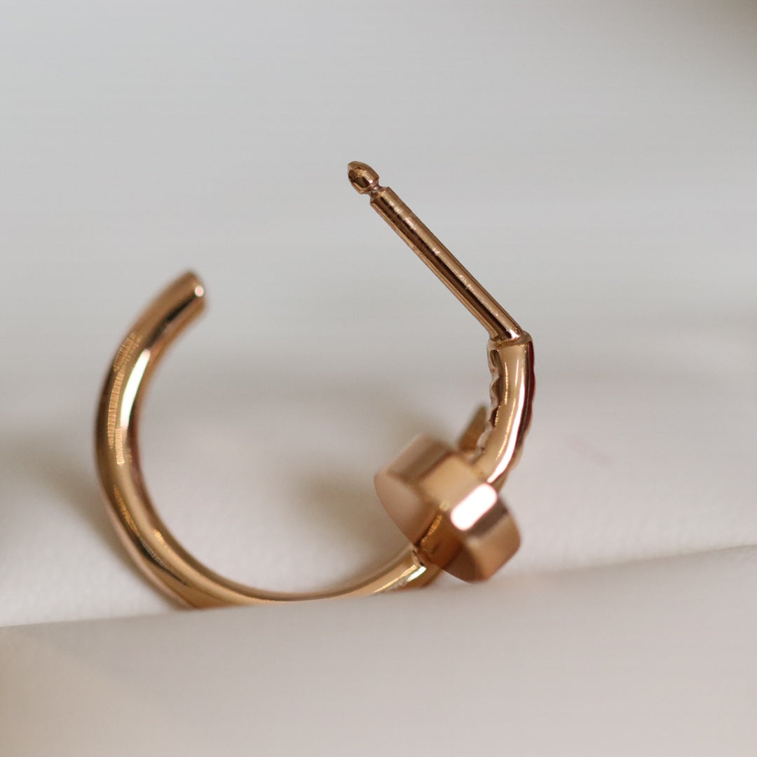 [BIJOUX]JUSTE EARRINGS PINK GOLD