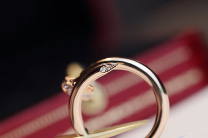 [BIJOUX]JUSTE RING 2.65MM PINK GOLD DIAMOND