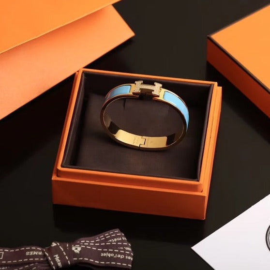 [BIJOUX]H CLOUD BLUE BRACELET GOLD DIAMOND