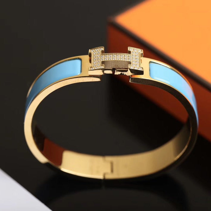 [BIJOUX]H CLOUD BLUE BRACELET GOLD DIAMOND
