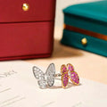 [Topon]TWIN BUTTERFLY DIAMOND RING