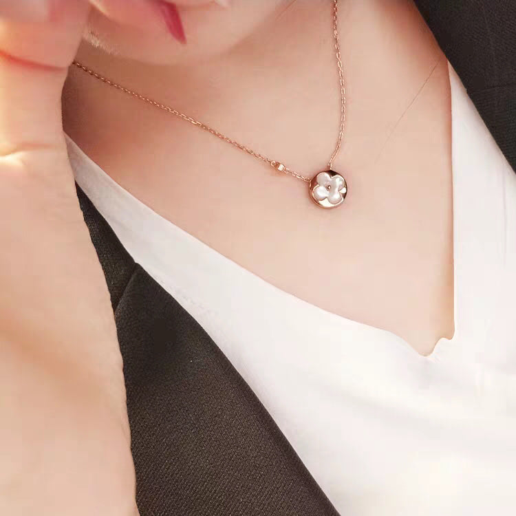 [BIJOUX] COLLIER SUN MOP OR 1 DIAMANT