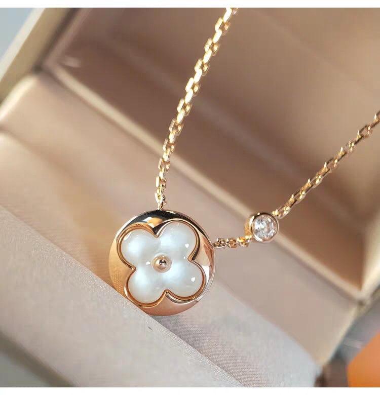[BIJOUX] COLLIER SUN MOP OR 1 DIAMANT