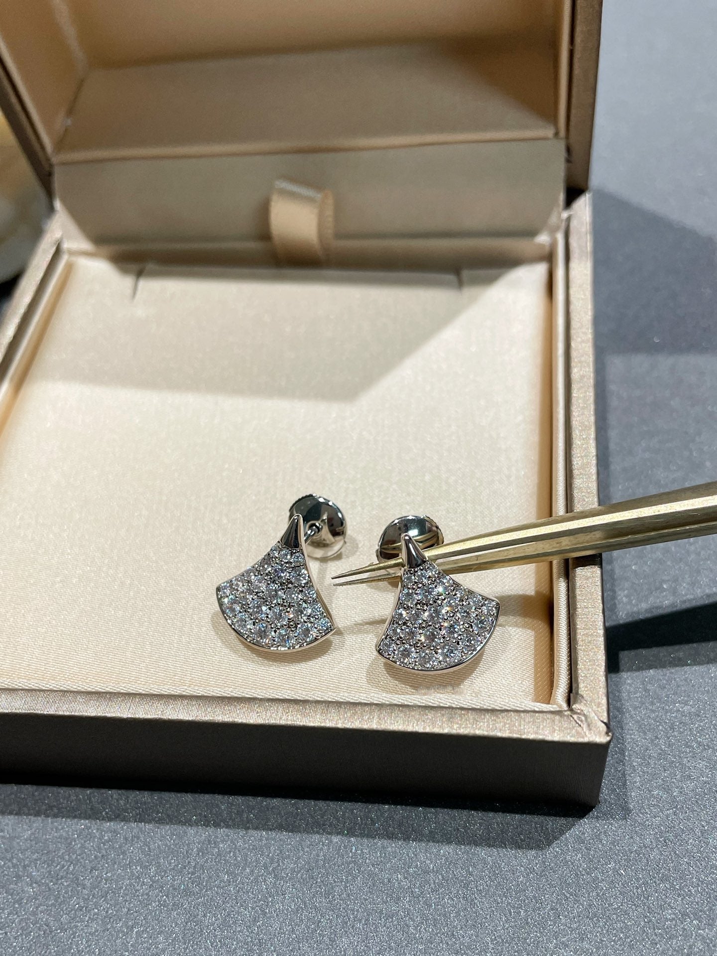 [BIJOUX]DREAM STUD EARRINGS DIAMOND