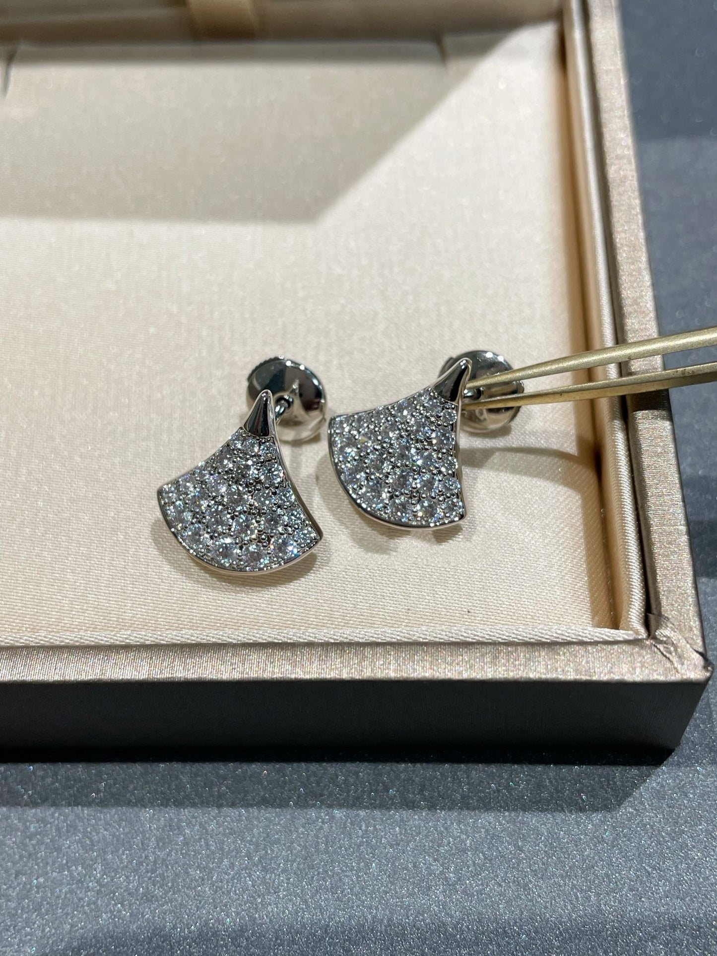 [BIJOUX]DREAM STUD EARRINGS DIAMOND