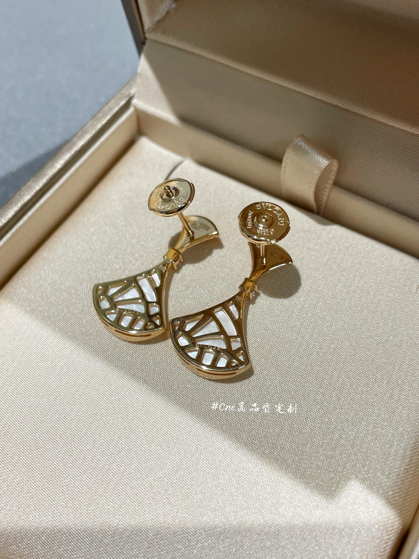 [BIJOUX]DREAM MOP 1 DIAMOND EARRINGS