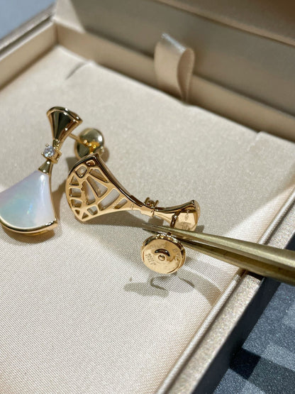 [BIJOUX]DREAM MOP 1 DIAMOND EARRINGS