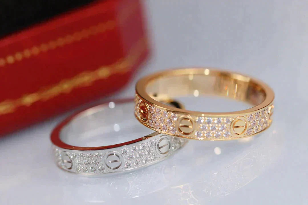 [BIJOUX] BAGUE LOVE 3,6MM PAVÉE DIAMANTS