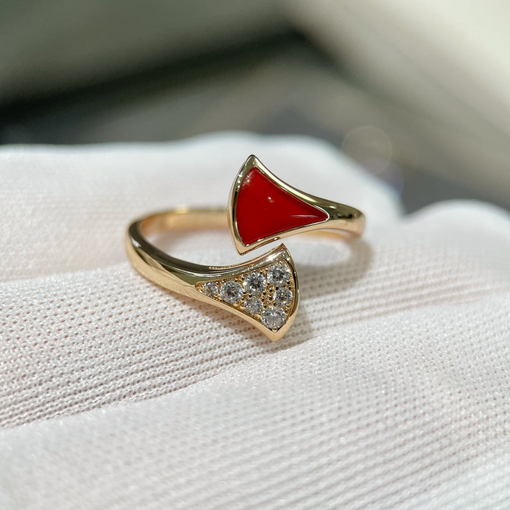 [BIJOUX]BAGUE RÊVE OR ROSE DIAMANT