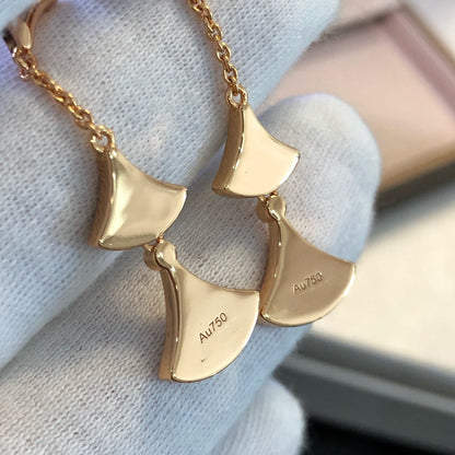 [BIJOUX]DREAM EARRINGS 3 MOTIFS MALACHITE MOP PINK GOLD