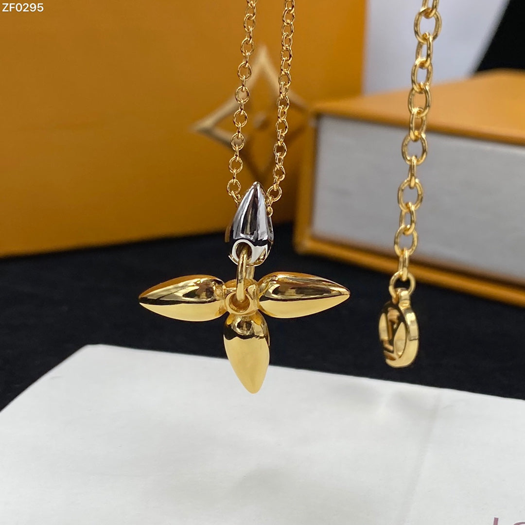 [BIJOUX]LOUISETTE PEDANT GOLD NECKLACE