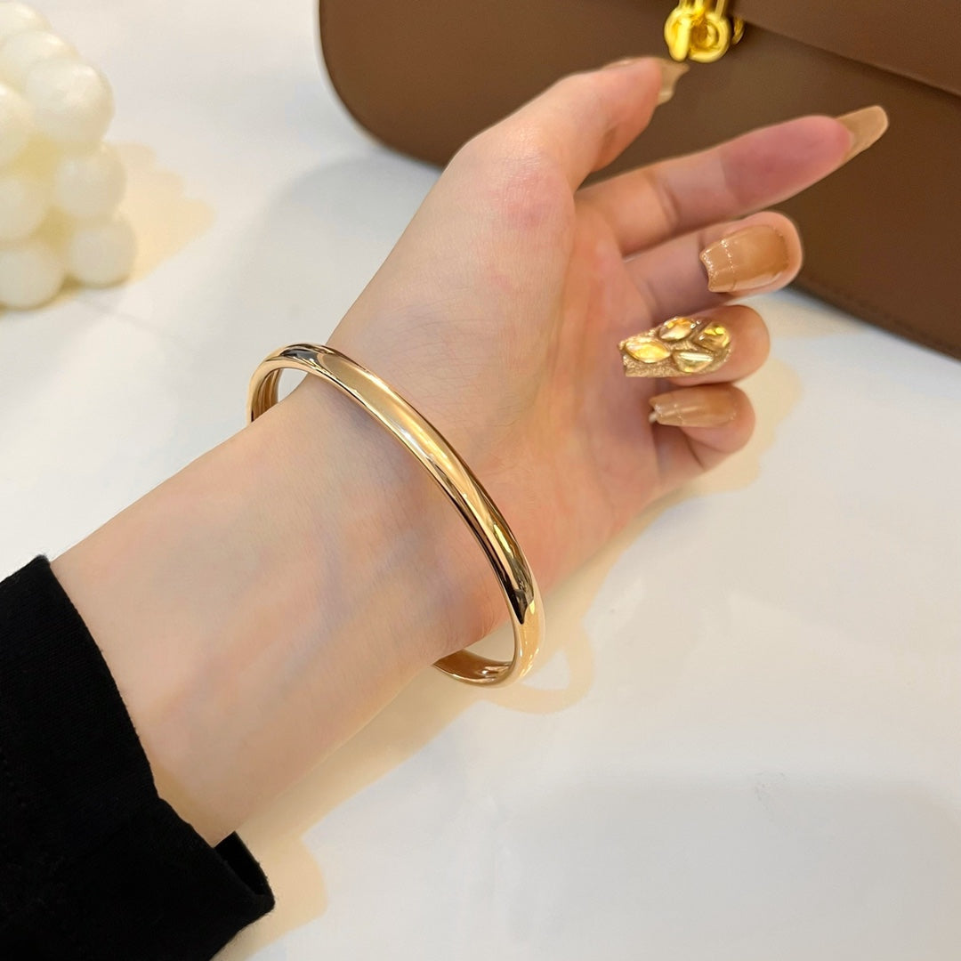 [BIJOUX]PANTHERE GOLD DIAMOND OPEN BRACELET