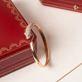 [BIJOUX]PANTHERE ROSE GOLD DIAMOND OPEN BRACELET