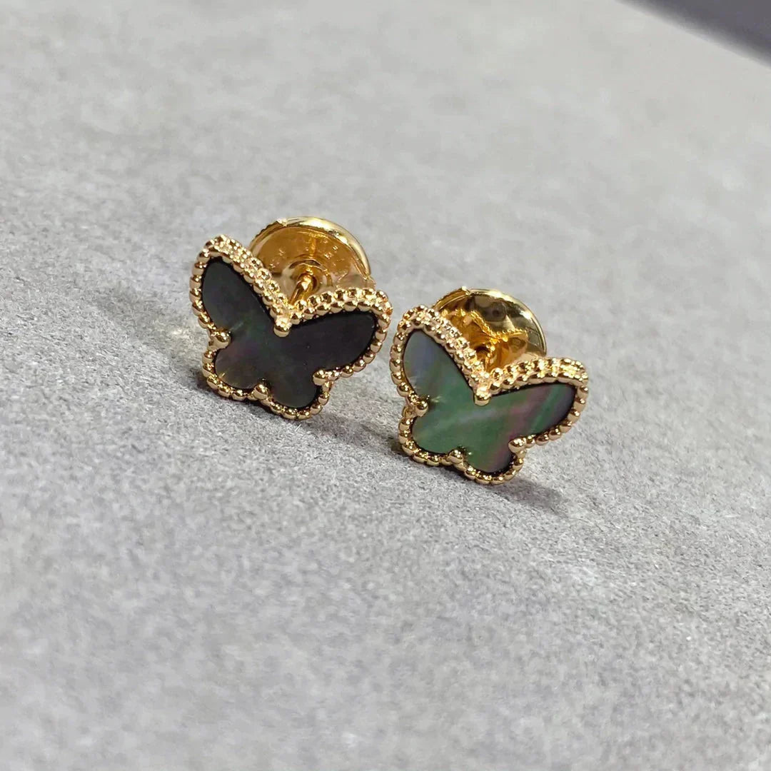 [Topon]BUTTERFLY DARK MOP  EARRINGS