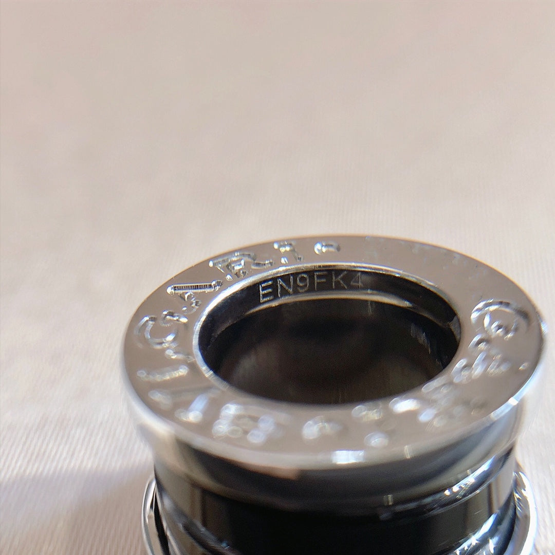 [BIJOUX]ZERO 1 BLACK CERAMIC SILVER NECKLACE