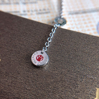 [BIJOUX]ZERO 1 BLACK CERAMIC SILVER NECKLACE