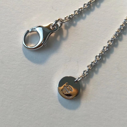 [BIJOUX]ZERO 1 BLACK CERAMIC SILVER NECKLACE