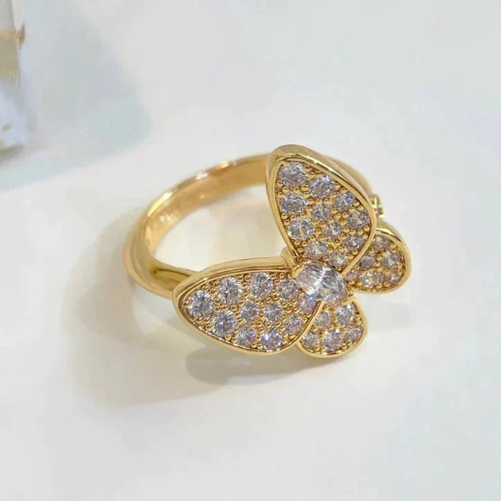 [Topon]BUTTERFLY DIAMOND RING