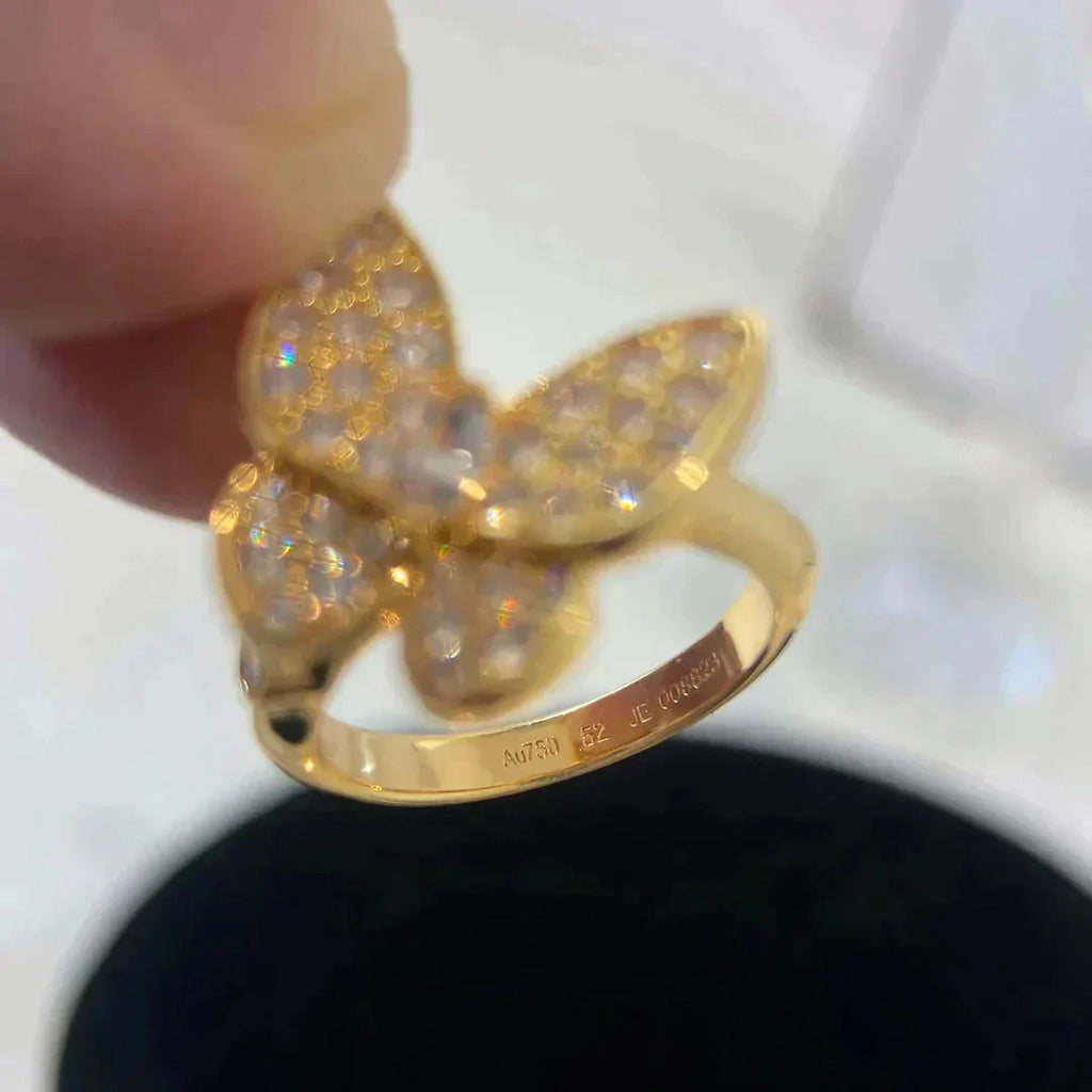 [BIJOUX]BUTTERFLY DIAMOND RING