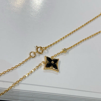 [BIJOUX]STAR BLACK MOP NECKLACE