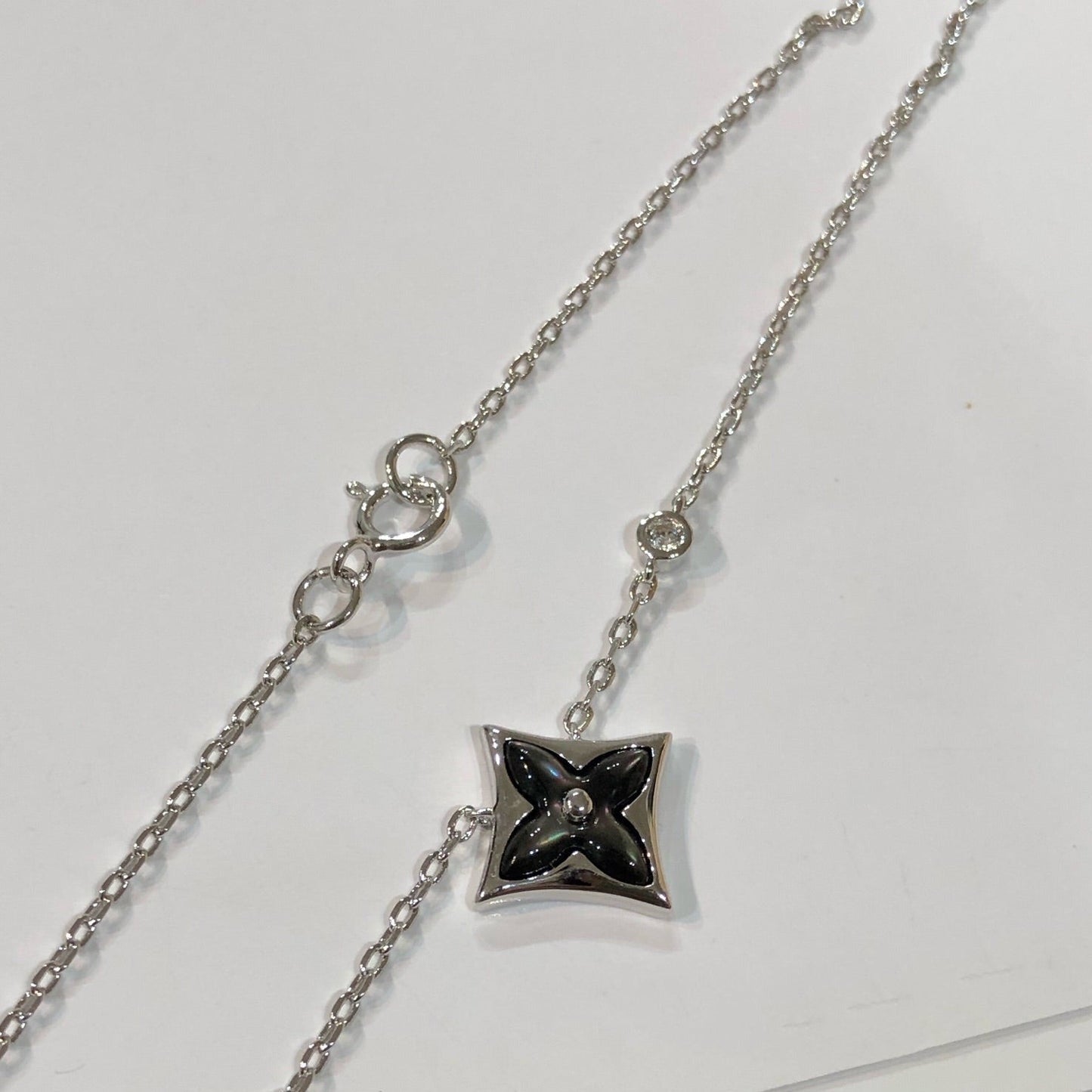 [BIJOUX]STAR BLACK MOP NECKLACE