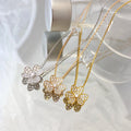 [Topon]FLOWER DIAMOND NECKLACE