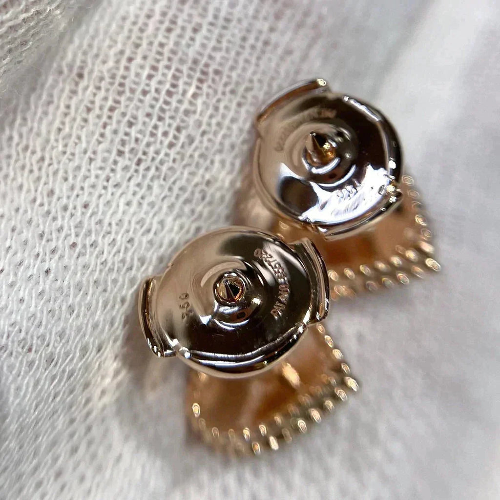 [BIJOUX]HEART CARNELIAN STUD EARRINGS