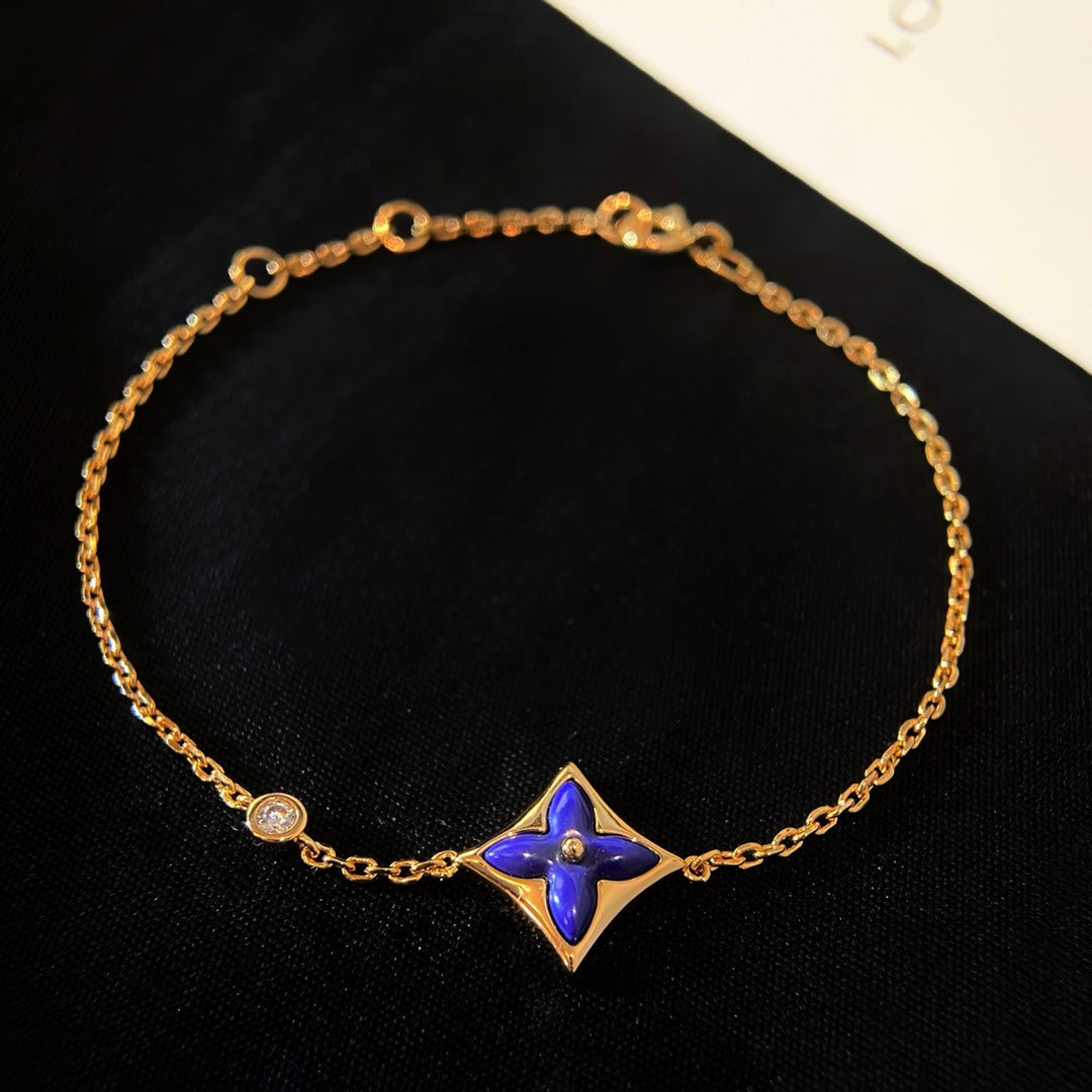 [BIJOUX]COLOR STAR PINK GOLD DIAMOND BRACELET