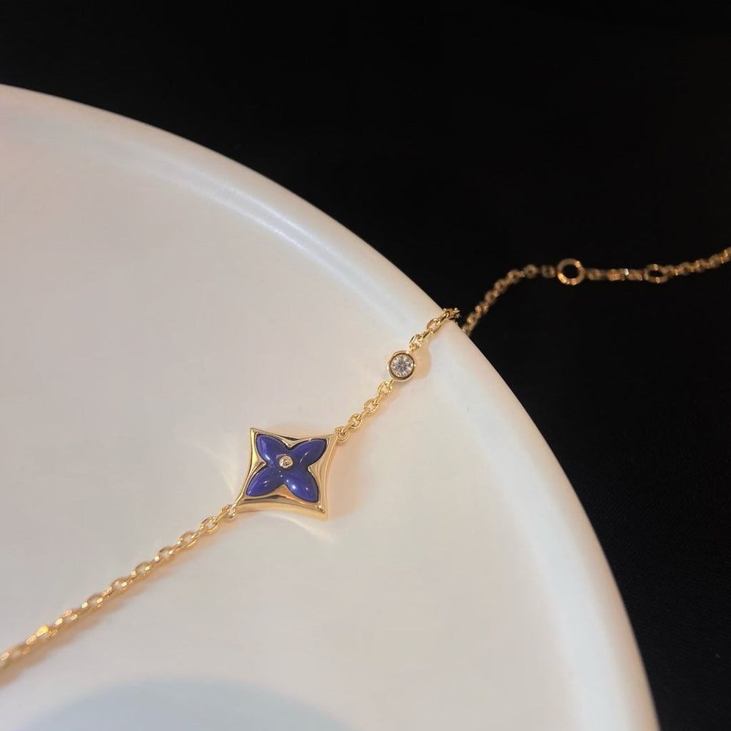 [BIJOUX]COLOR STAR PINK GOLD DIAMOND BRACELET