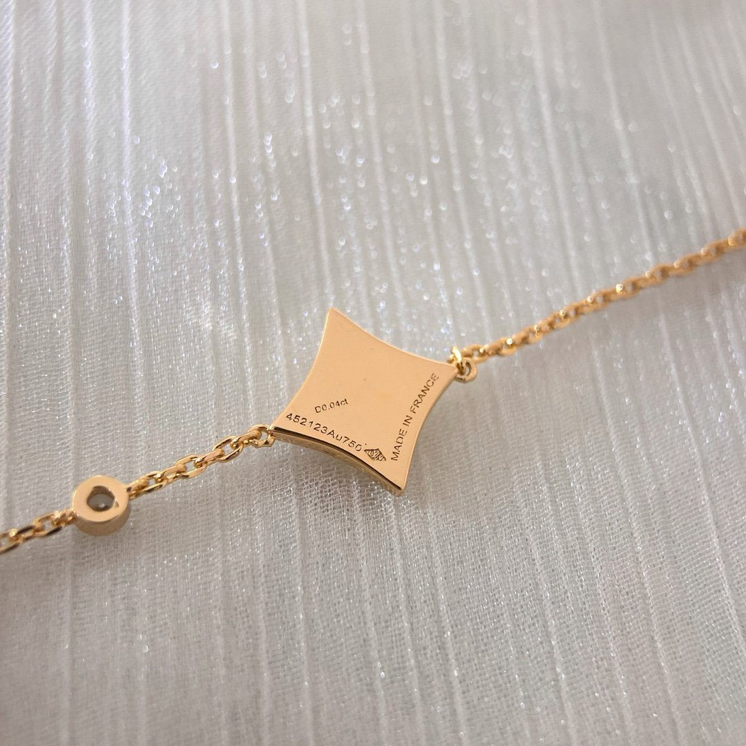 [BIJOUX]COLOR STAR PINK GOLD DIAMOND BRACELET
