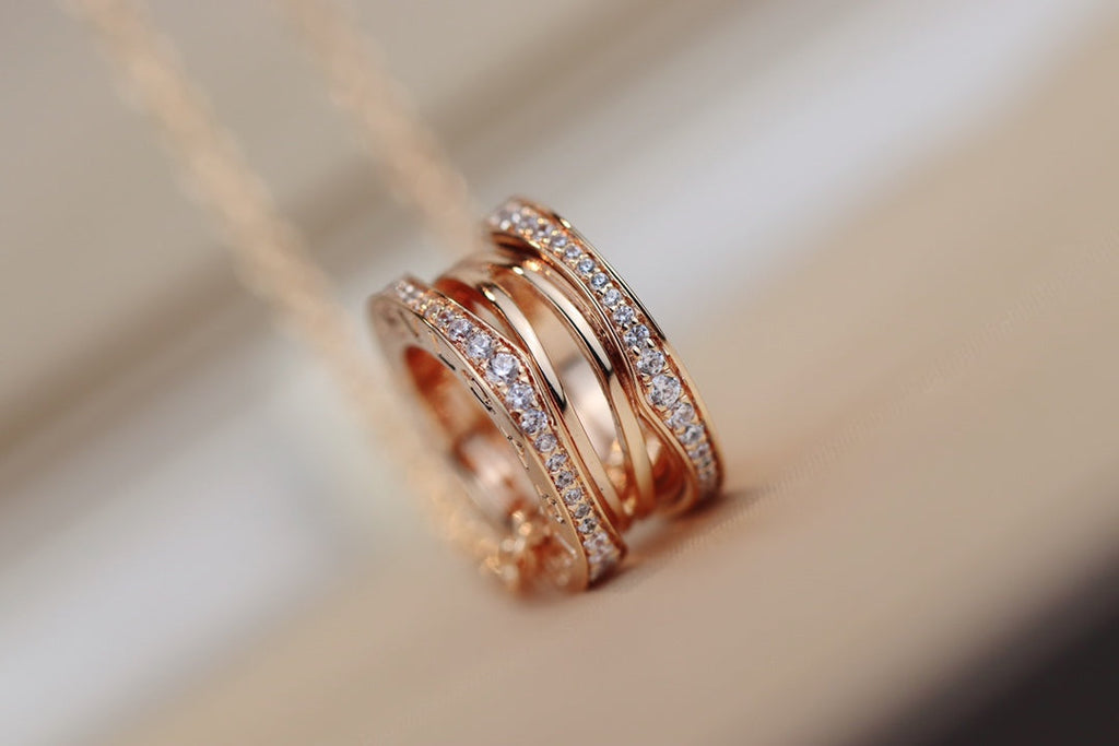 [BIJOUX]ZERO 1 PINK GOLD NECKLACE