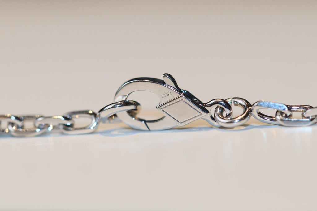 [BIJOUX]TRÈFLE 20 MOTIFS ONYX DIAMANT ARGENT