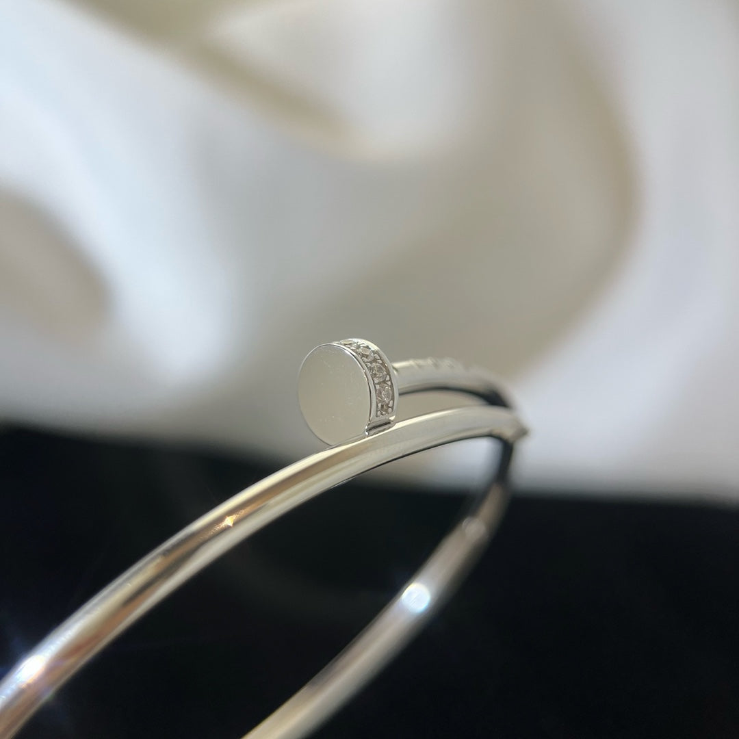 [BIJOUX]JUSTE ブレスレット 2.5MM シルバー ダイヤモンド