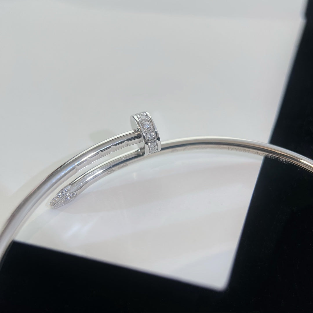 [BIJOUX]JUSTE BRACELET 2.5MM SILVER DIAMOND