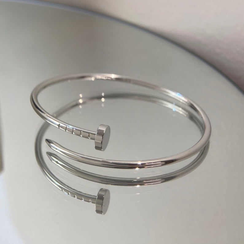 [BIJOUX]JUSTE BRACELET 2.5MM SILVER